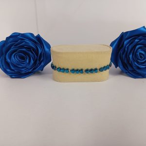 Brățară handmade reglabilă din hematit și accesorii de aur 585