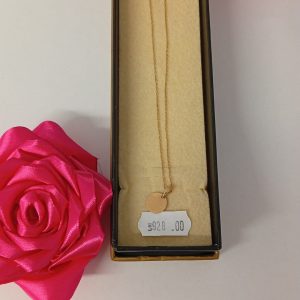 Lănțișor cu bănuț de Aur 585 dimensiune 42 cm
